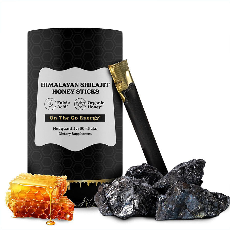 Saffron Shilajit Honey Wellness Sticks