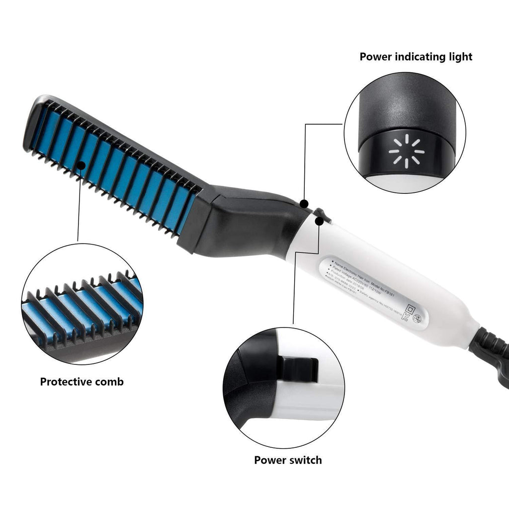Veridwell Hair Straightening Comb for Men