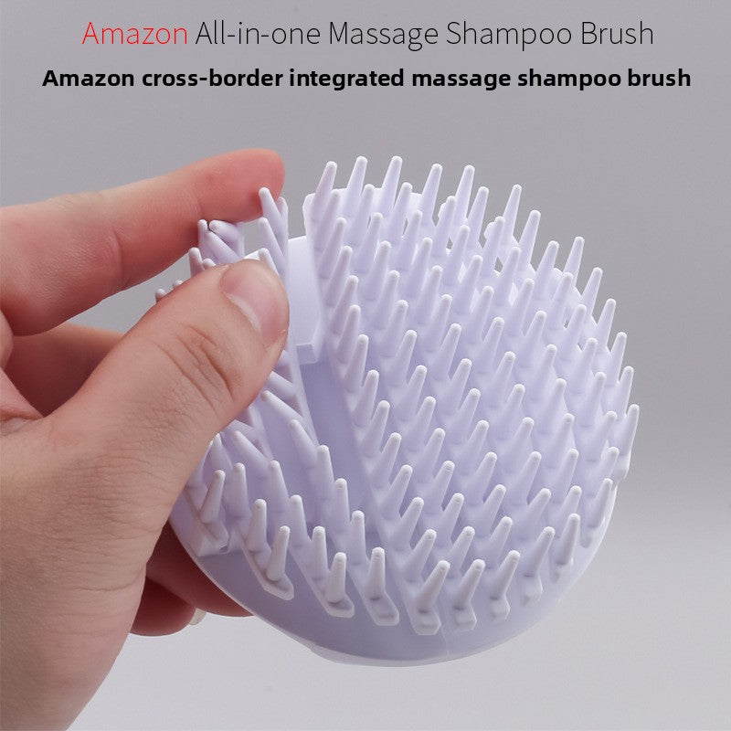 Silicone Scalp Massage Shampoo Brush