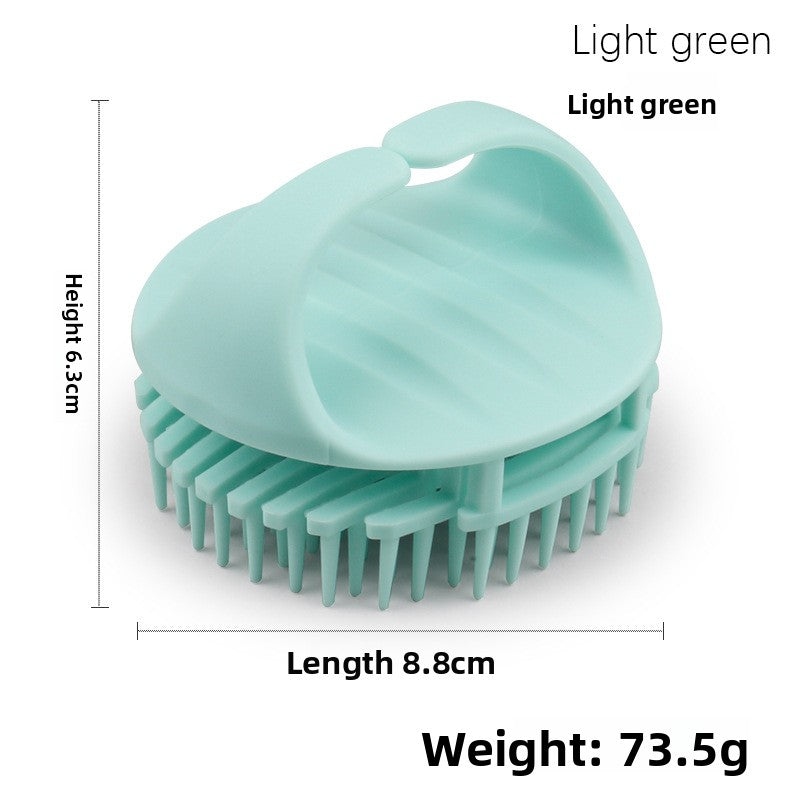 Silicone Scalp Massage Shampoo Brush
