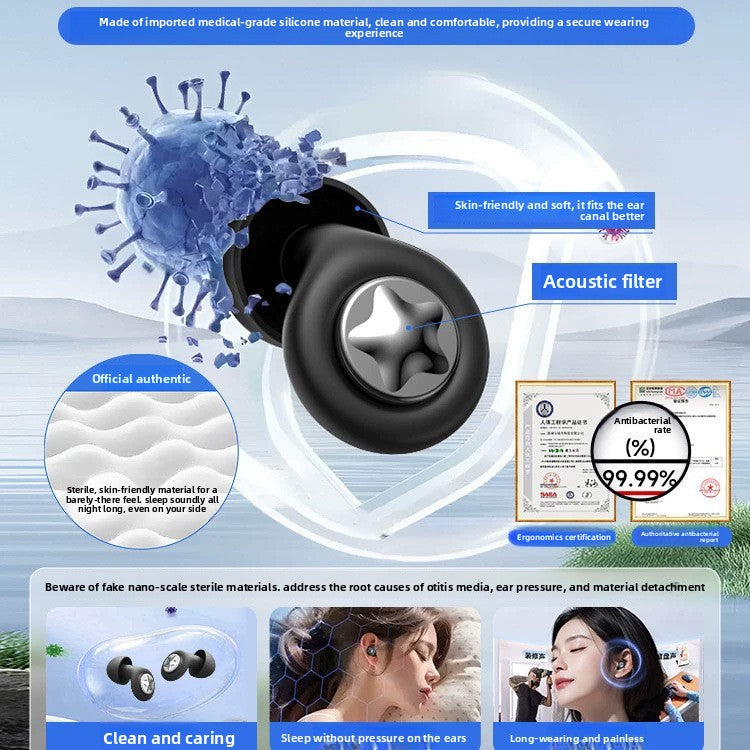 Silicone Noise Cancelling Earplugs
