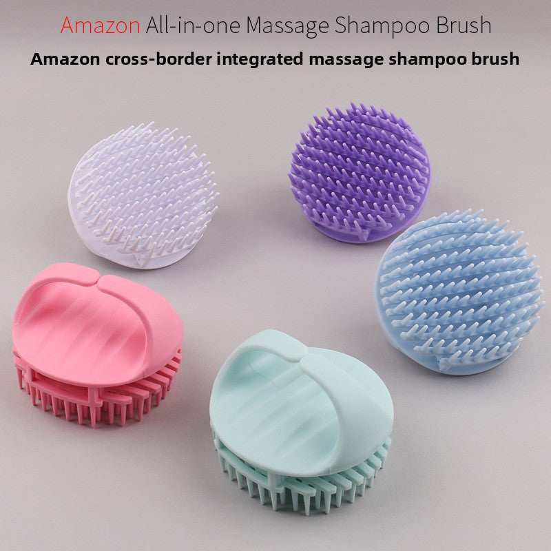 Silicone Scalp Massage Shampoo Brush