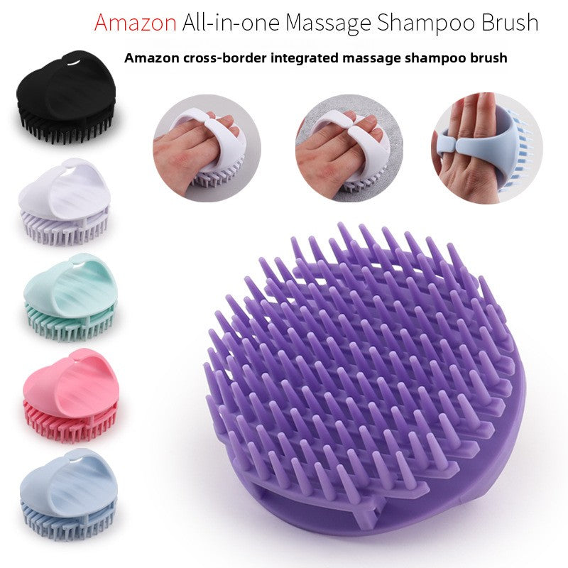 Silicone Scalp Massage Shampoo Brush