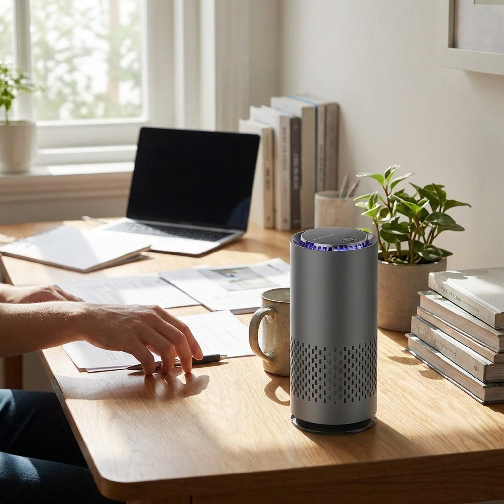 Portable Desktop Air Purifier lifestyle