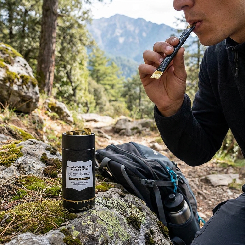 Saffron Shilajit Honey Wellness Sticks lifestyle