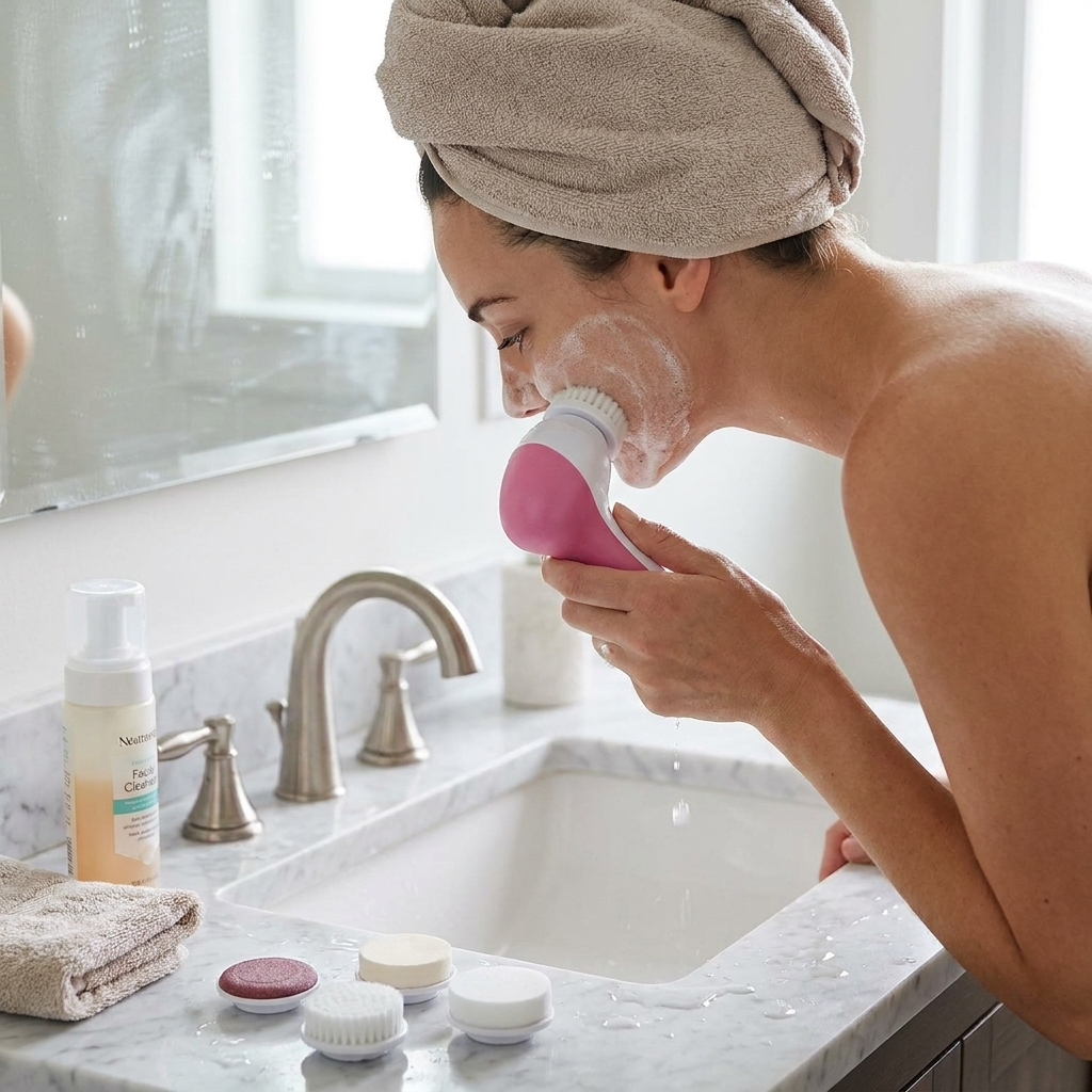 Facial Cleansing Brush lifestyle