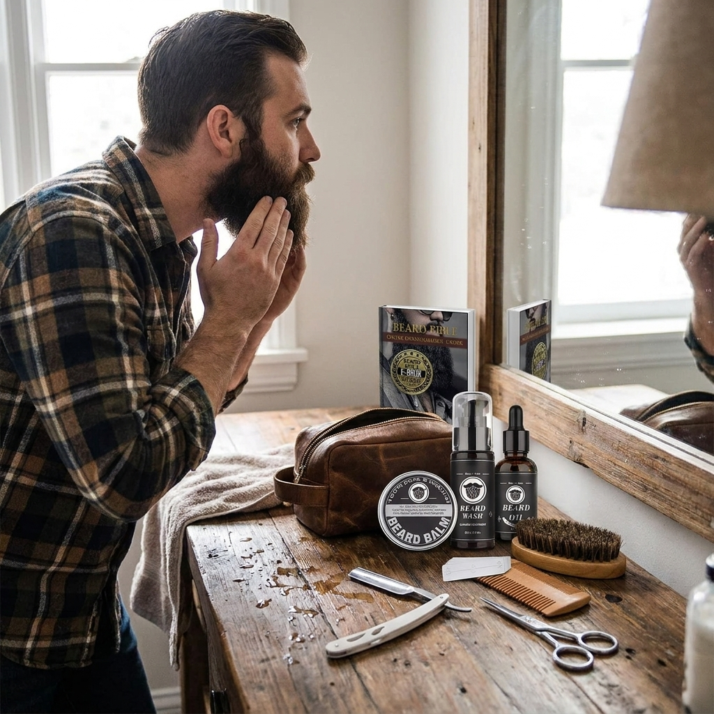 Veridwell Beard Grooming Kit lifestyle