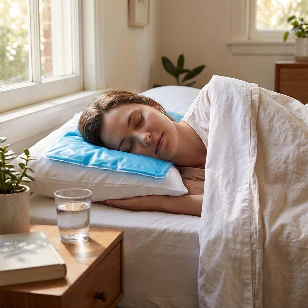 Veridwell Cooling Ice Pillow lifestyle